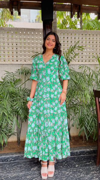 Digital Print Designer Gown