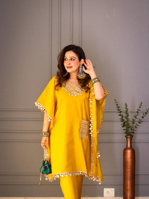 Embroidered Mirror Work Co-Ord Sets