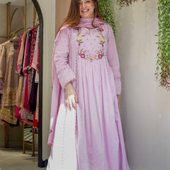 Silk Dresses with Embroidery
