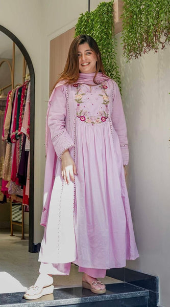 Silk Dresses with Embroidery