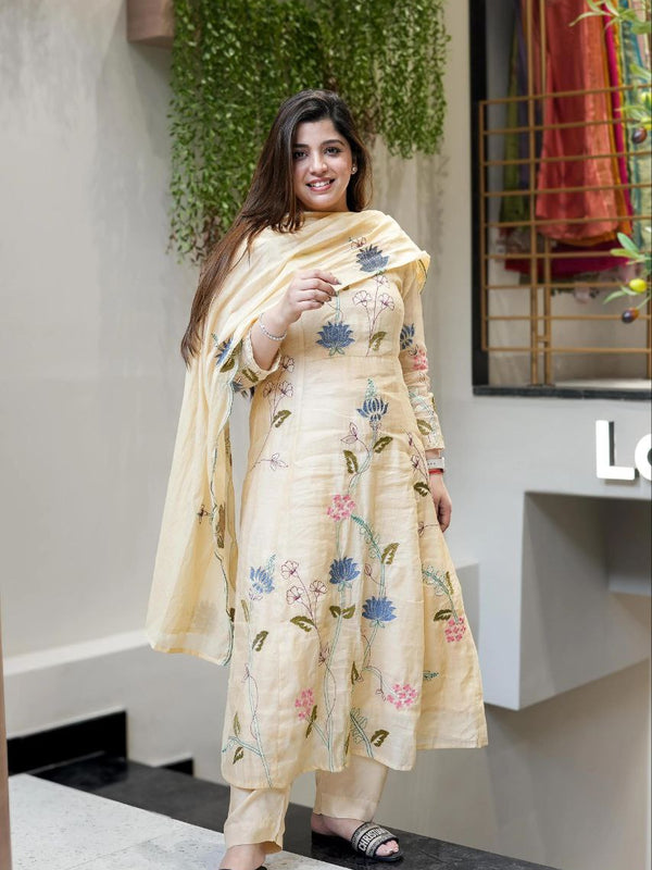 Chanderi Ensemble Dresses
