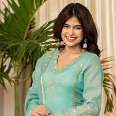 Festive Flare: Mul Chanderi Anarkali Dresses