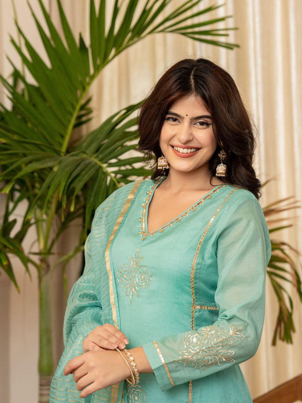 Festive Flare: Mul Chanderi Anarkali Dresses