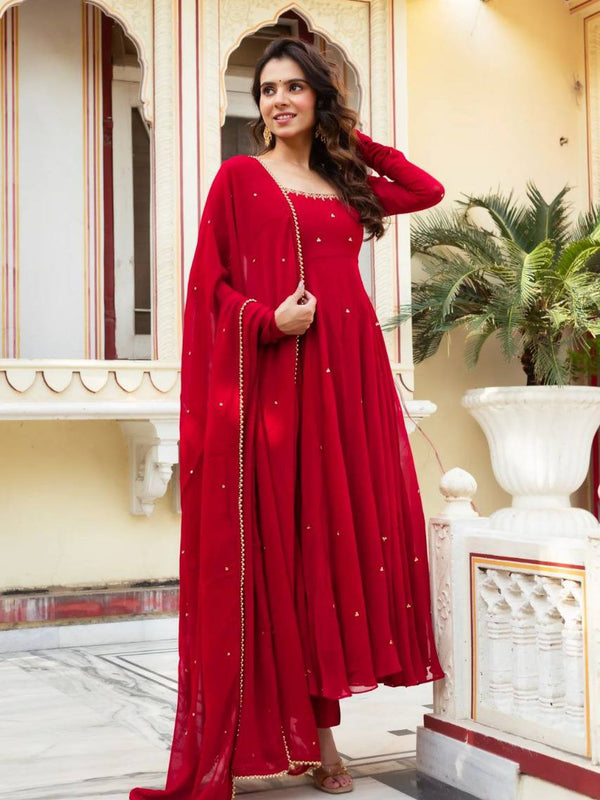 Faux Georgette Luxury Lehenga