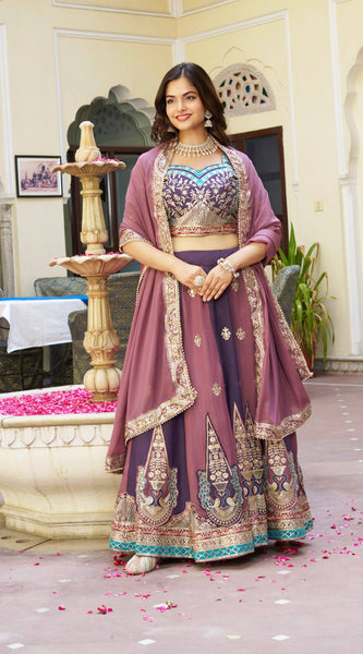 Heavy Embroidery Wedding Lehenga