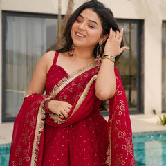 Premium Tabby Organza Indo Western