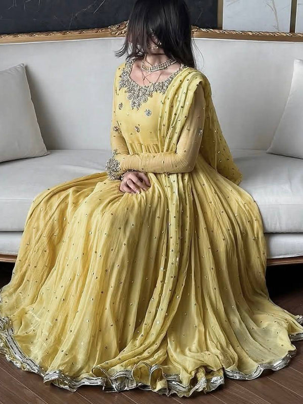 Sequins Work LEHENGA