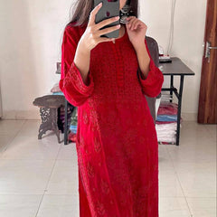 Georgette Kurti Pant Dupatta Dresses