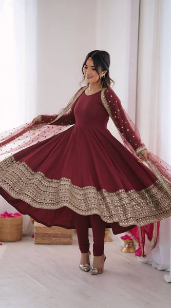 Festive Ready Anarkali Lehenga