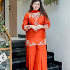 Luxury Mul Chanderi Festive Indo Western