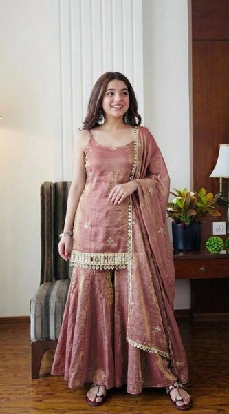 Fendy Silk Sharara Indo Western