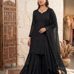 Sequence Work Sharara Indo Western