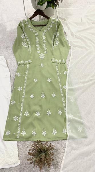 Chikankari Rayon Palazzo Set