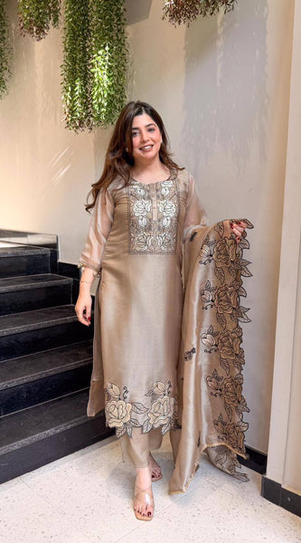 Premium Wedding Wear Cut Work Suit Collection