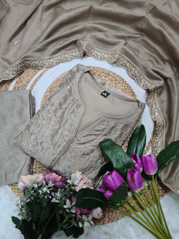 Anarkali Dresses with Pant and Dupatta