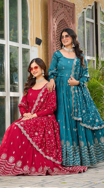 Adorable Vichitra Silk Lehenga