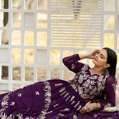 Georgette Sequins Work Wedding Lehenga