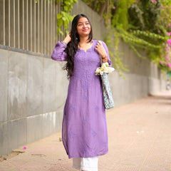 Embroidery Work Dresses with Top and Palazzo