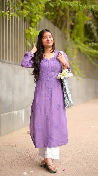 Embroidery Work Dresses with Top and Palazzo