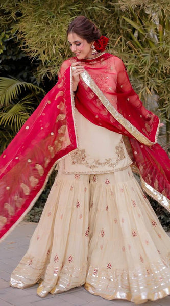 Chinon Sharara Suit Indo Western