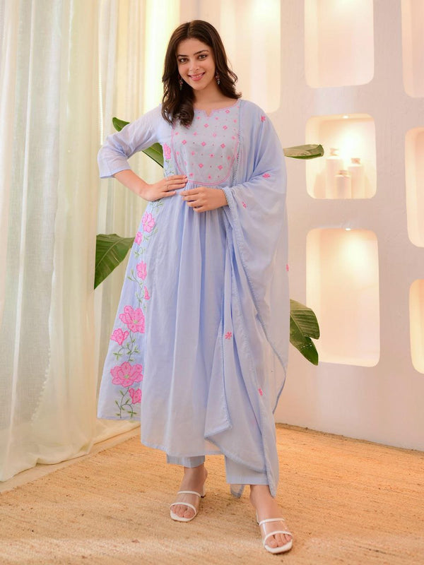 Graceful Parampara Silk Embroidered Dresses