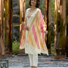 Embroidered Vatican Silk Dresses