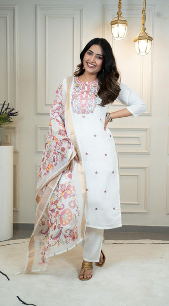 Designers Kurti Pent Dupatta Set Dresses