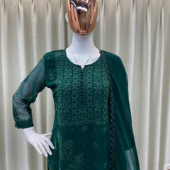 Georgette Embroidered Dresses