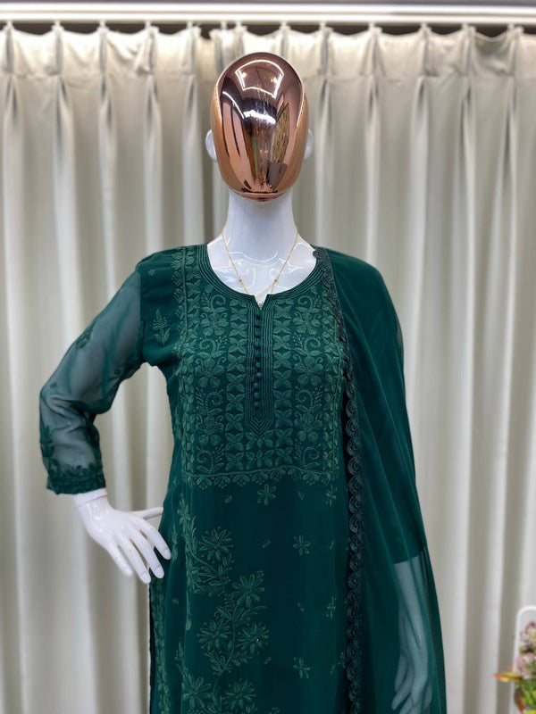 Georgette Embroidered Dresses