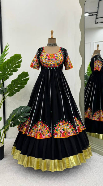 Faux Georgette Sequin Lehenga