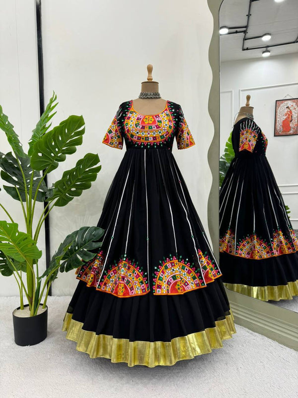 Faux Georgette Sequin Lehenga
