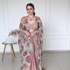 Fiona Silk Koti Indo Western