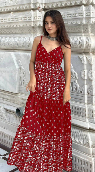 Digital Print Designer Gown