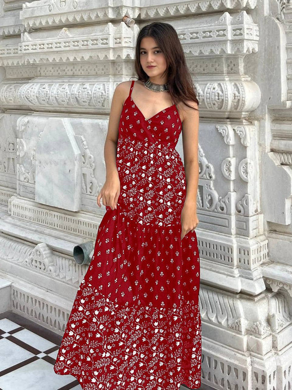Digital Print Designer Gown
