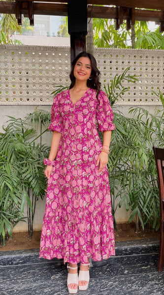 Digital Print Designer Gown
