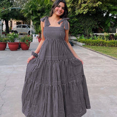 Rayon Printed Gown