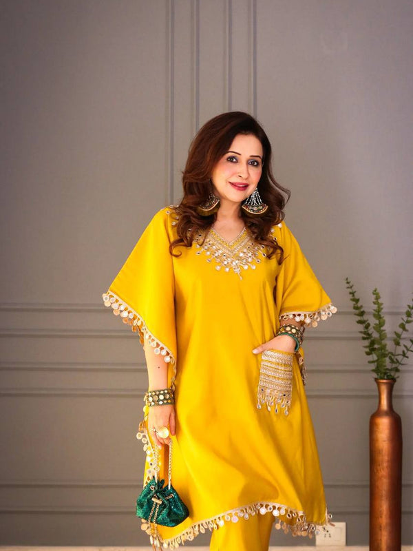 Embroidered Mirror Work Co-Ord Sets