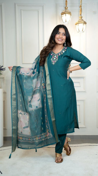 Luxe Silk & Chanderi Blend Dresses
