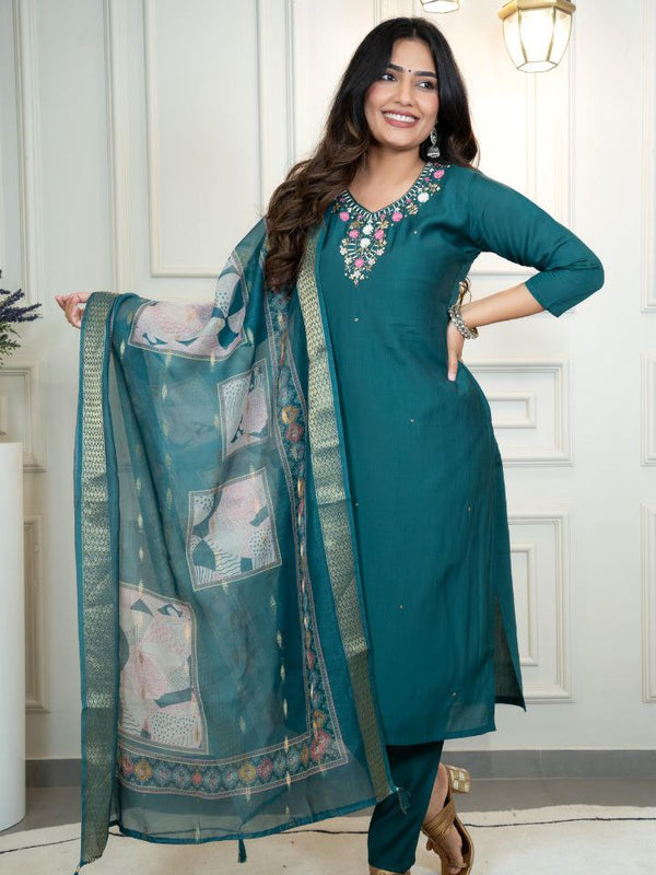 Luxe Silk & Chanderi Blend Dresses