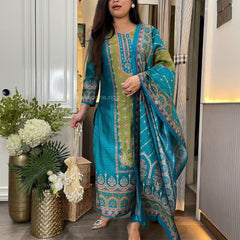 KitKat Silk Dress with Dupatta