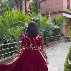 Premium Velvet Koti Lehenga