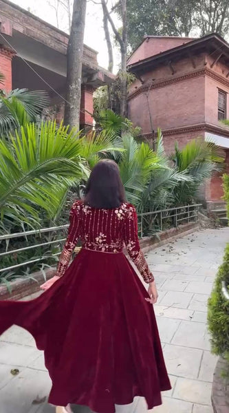 Premium Velvet Koti Lehenga