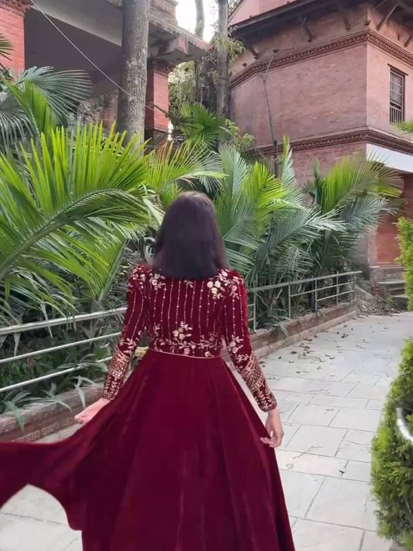 Premium Velvet Koti Lehenga