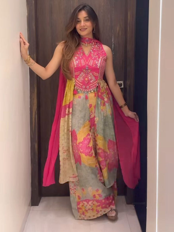 Premium Handwork Chinon Indo Western