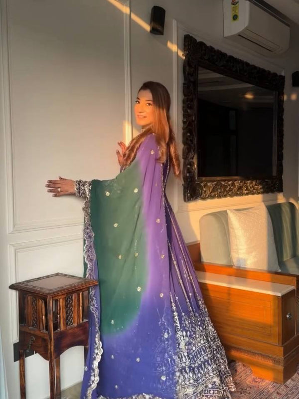 Heavy Sequence Work Lehenga