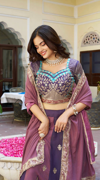 Heavy Embroidery Wedding Lehenga