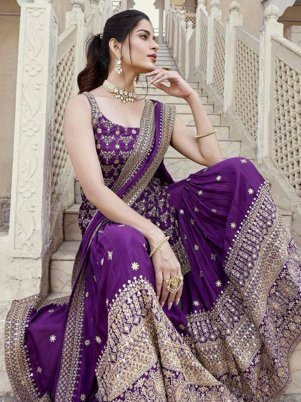 Premium Faux Georgette Indo Western