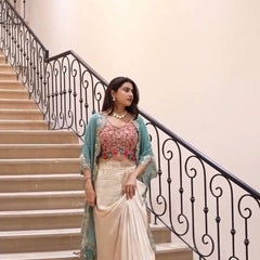 Stylish Three-Piece Indo western