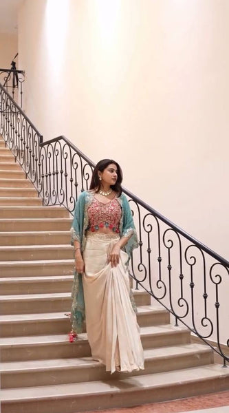 Stylish Three-Piece Indo western