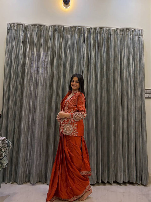 Modern Pre-Stitched Saree